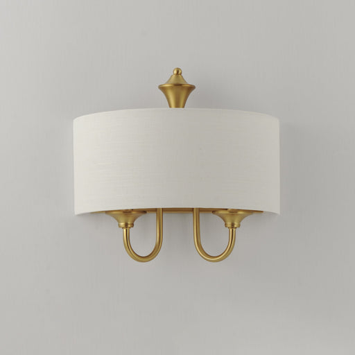 Bongo 1 Light Wall Sconce in Natural Aged Brass
