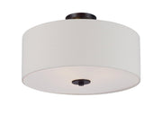 Bongo 3 Light Semi-Flush Mount in Oil Rubbed Bronze