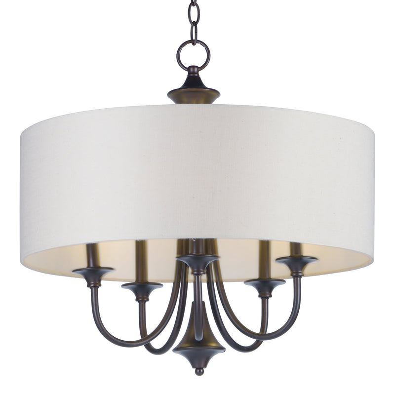 Bongo 5 Light Chandelier in Oil Rubbed Bronze