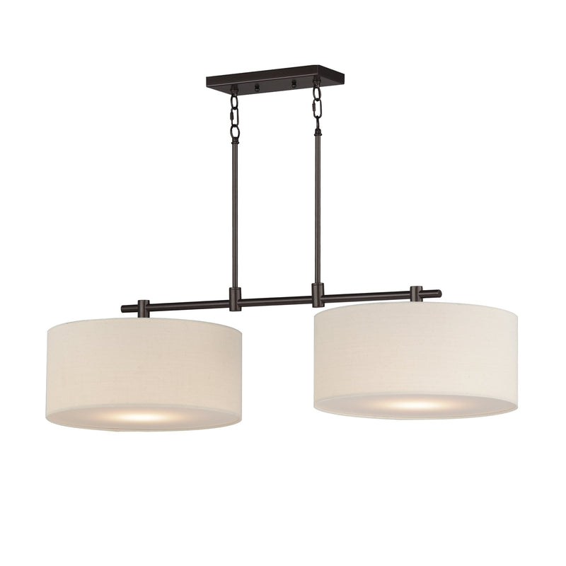 Bongo 2 Light 42" Linear Pendant in Oil Rubbed Bronze