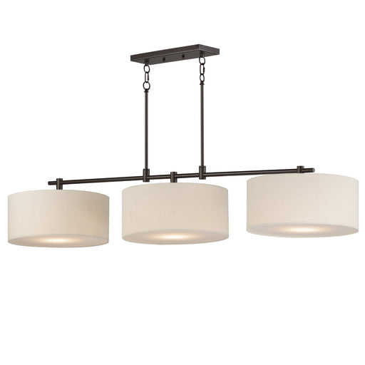 Bongo 3 Light 60" Linear Pendant in Oil Rubbed Bronze