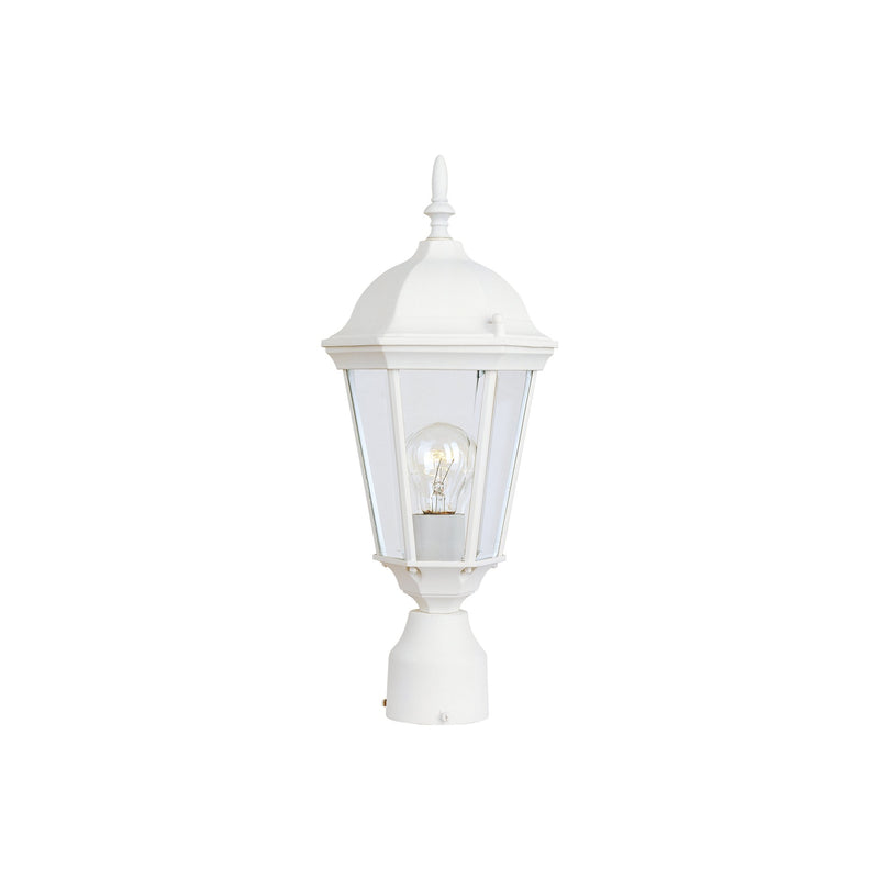 Westlake 1 Light 19" Outdoor Post Lantern in White