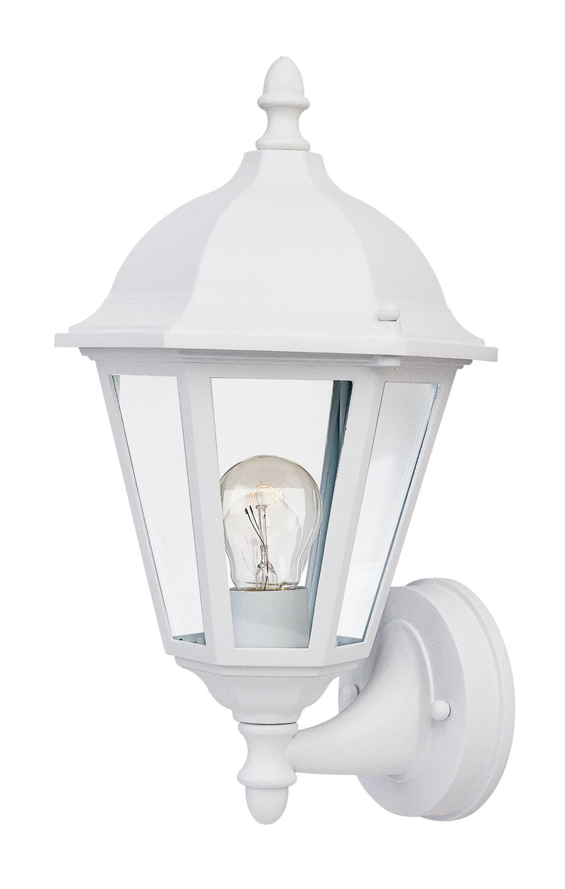 Westlake 1 Light 15" Outdoor Wall Lantern (Model 1002) in White