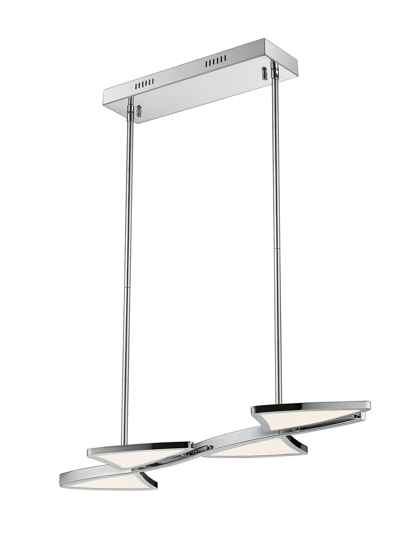 Aeon 1 Light 28" Linear Pendant in Chrome