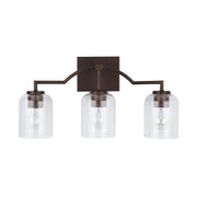 Carter 3-Light Vanity in Bronze - Lamps Expo