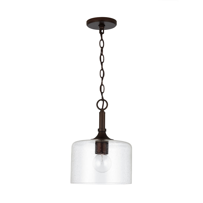 Carter 1-Light Pendant in Bronze - Lamps Expo