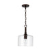 Carter 1-Light Pendant in Bronze - Lamps Expo