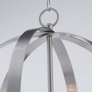 Provident 3 Light 12" Globe Chandelier in Satin Nickel