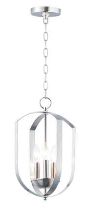 Provident 3 Light Cage Chandelier in Satin Nickel