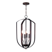 Provident 4 Light Cage Chandelier in Oil Rubbed Bronze