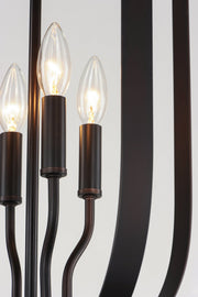 Provident 4 Light Cage Chandelier in Oil Rubbed Bronze