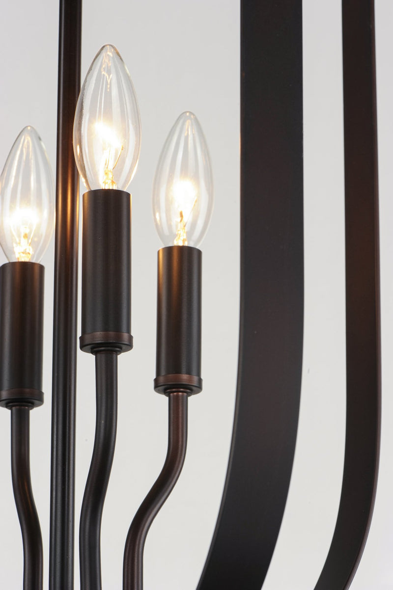 Provident 4 Light Cage Chandelier in Oil Rubbed Bronze