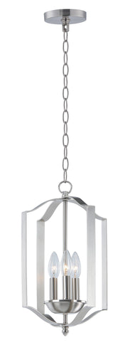Provident 3 Light 10" Chandelier in Satin Nickel