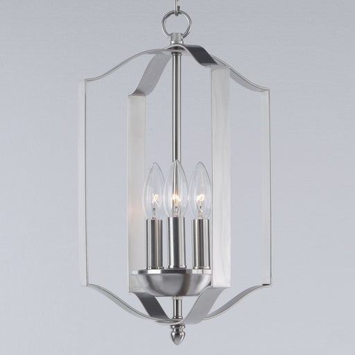 Provident 3 Light 10" Chandelier in Satin Nickel