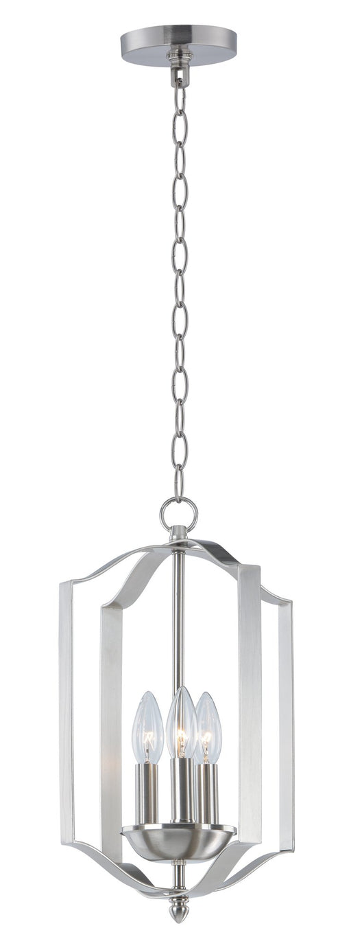 Provident 3 Light 10" Chandelier in Satin Nickel