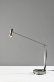 Turrell LED Desk Lamp in Polished Nickel
