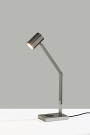 Newman Task Lamp in Polished Nickel