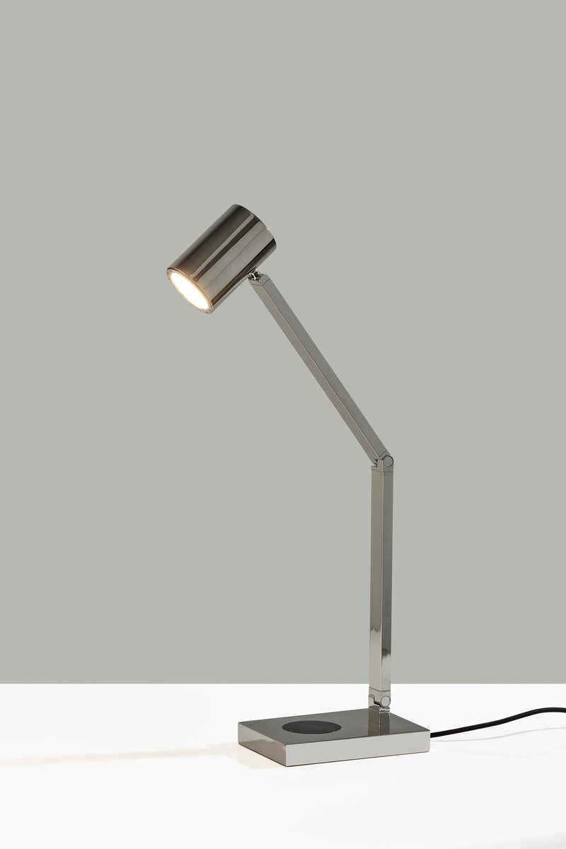 Newman Task Lamp in Polished Nickel