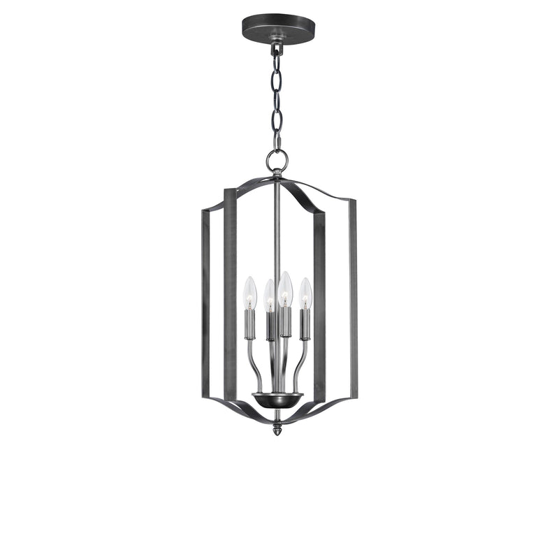 Provident 4 Light 15" Chandelier in Black