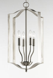 Provident 4 Light 15" Chandelier in Satin Nickel
