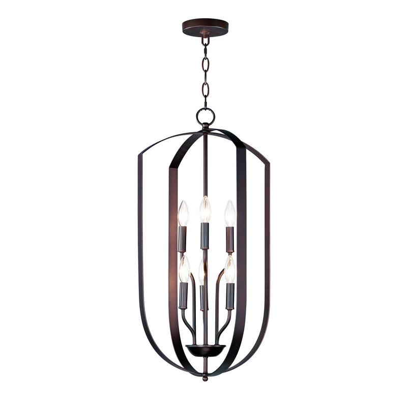 Provident 6 Light 15" Chandelier in Oil Rubbed Bronze