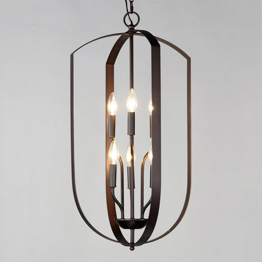 Provident 6 Light 15" Chandelier in Oil Rubbed Bronze