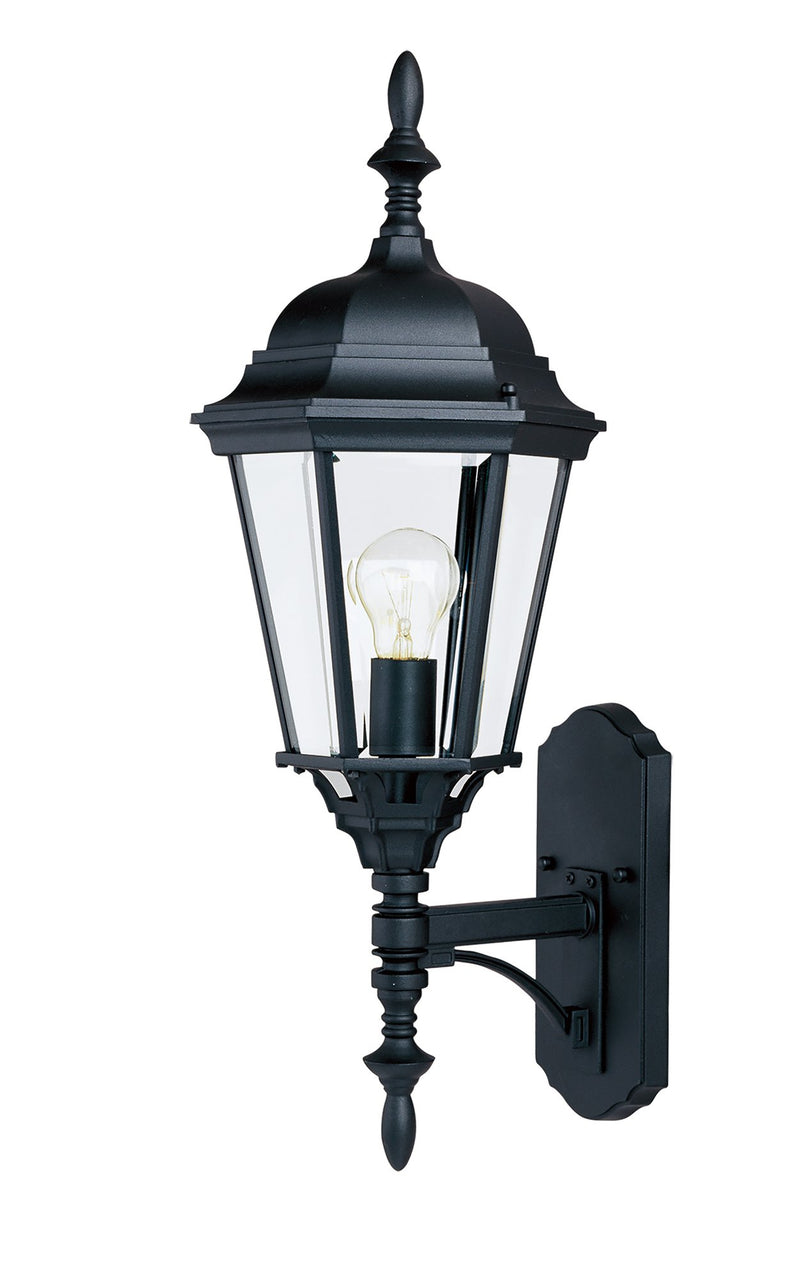 Westlake 1 Light 24" Outdoor Wall Lantern in Black