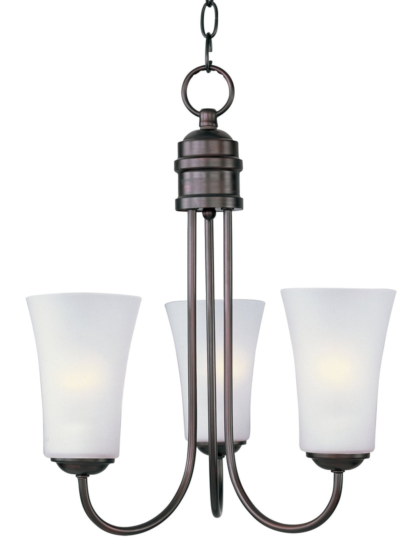 Logan 3 Light Chandelier in Oil Rubbed Bronze