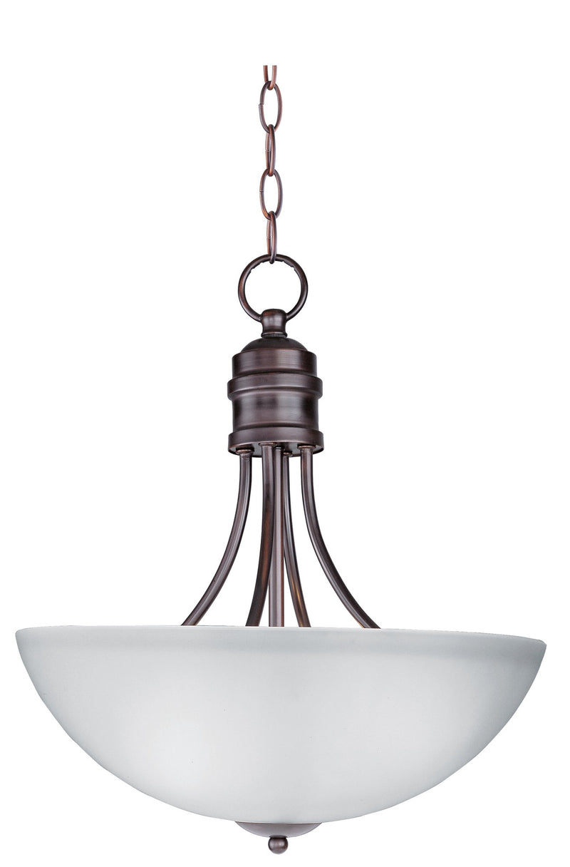 Logan 3 Light 15.5" Pendant in Oil Rubbed Bronze