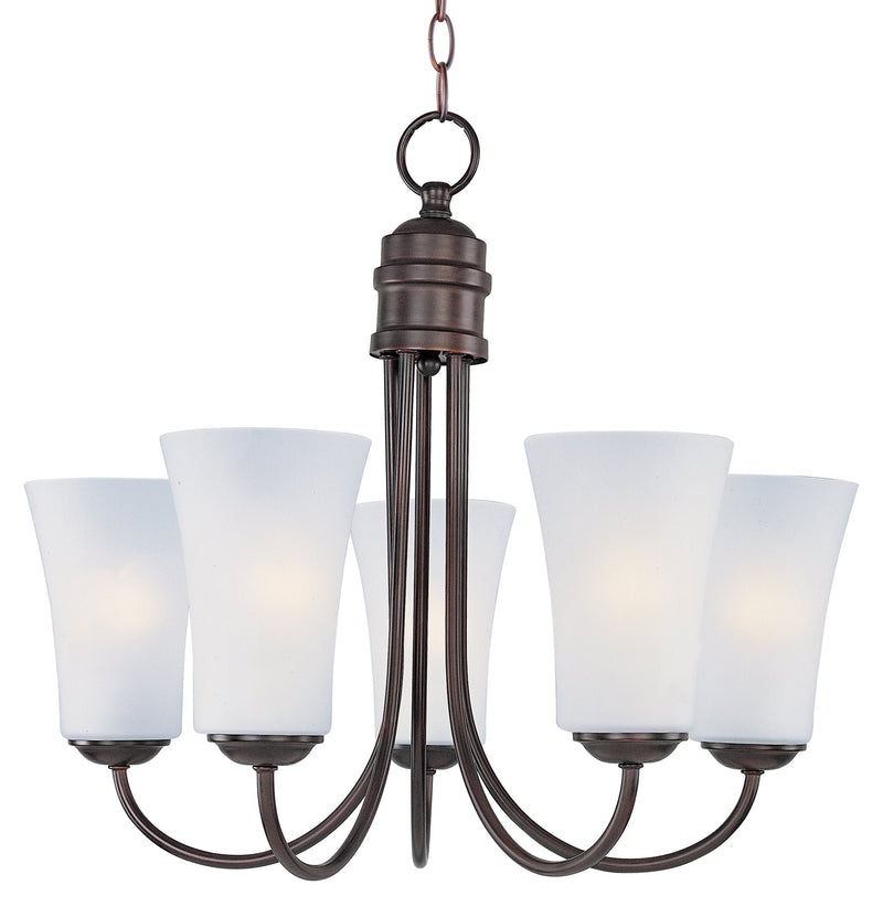 Logan 5 Light Chandelier in Oil Rubbed Bronze