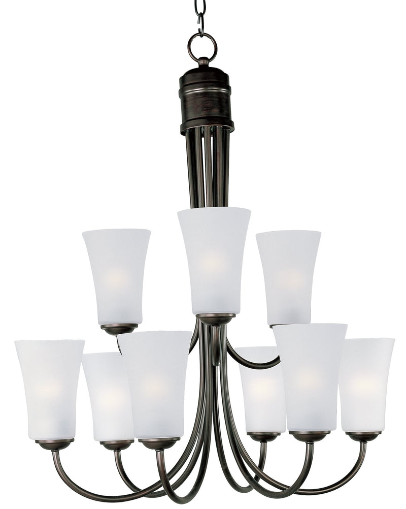Logan 9 Light Chandelier in Oil Rubbed Bronze
