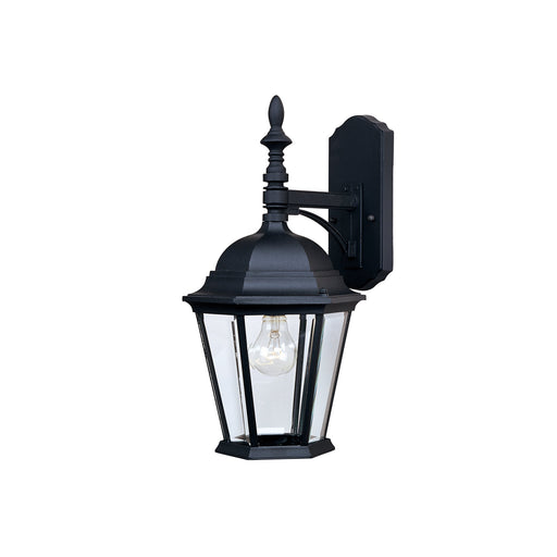 Westlake 1 Light 19" Outdoor Wall Lantern in Black
