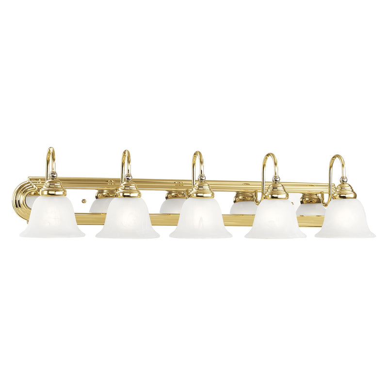 Belmont 5-Light Bath Vanity Light in Polished Brass & Polished Chrome