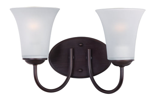 Logan 2 Light Bath Vanity Light in Oil Rubbed Bronze