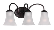 Logan 3 Light Bath Vanity Light in Oil Rubbed Bronze