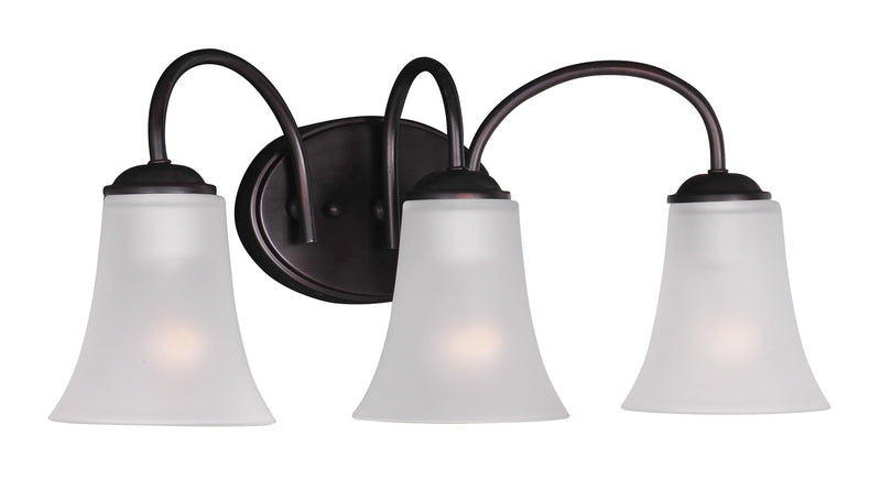 Logan 3 Light Bath Vanity Light in Oil Rubbed Bronze