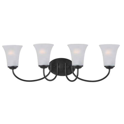 Logan 4 Light Bath Vanity Light in Black