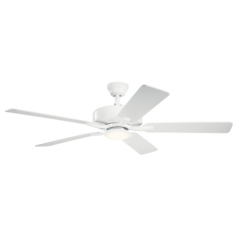 Basics Pro 52" Designer Ceiling Fan in Matte White - Lamps Expo