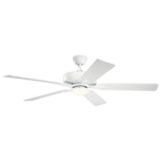 Basics Pro 52" Designer Ceiling Fan in White - Lamps Expo