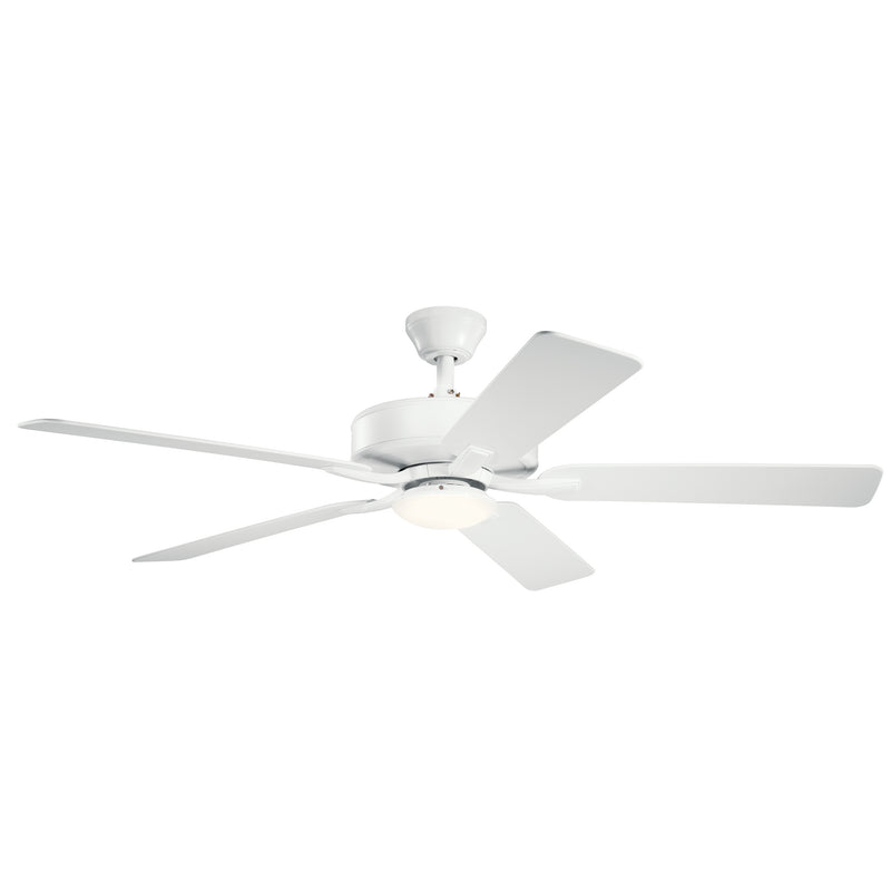 Basics Pro 52" Designer Ceiling Fan in White - Lamps Expo