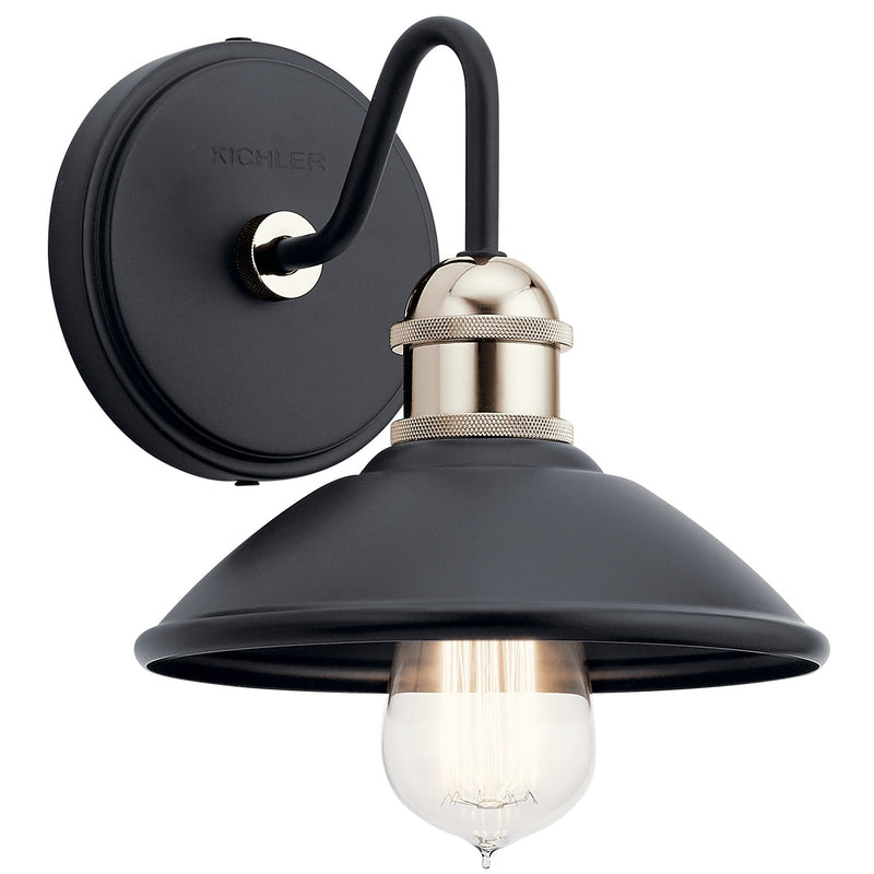 Clyde Wall Sconce in Black