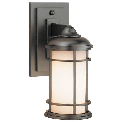 Lighthouse Small Outdoor Wall Lantern in Burnished Bronze