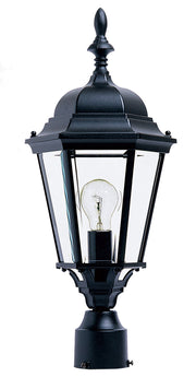 Westlake 1 Light 21" Outdoor Post Lantern in Black