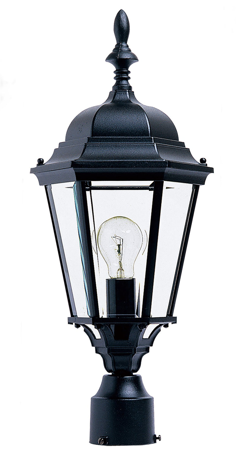 Westlake 1 Light 21" Outdoor Post Lantern in Black