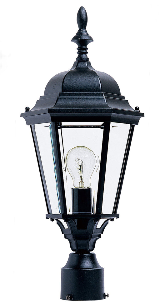 Westlake 1 Light 21" Outdoor Post Lantern in Black