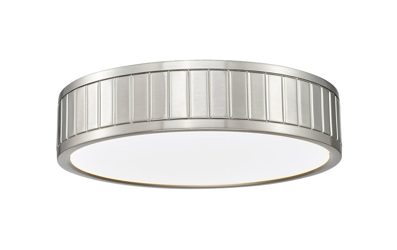 Madison 1 Light 12.5" Flush Mount in Brushed Nickel