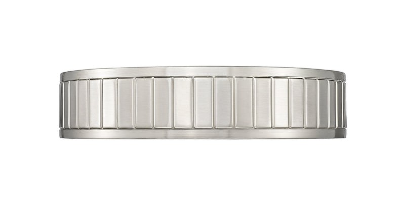 Madison 1 Light 12.5" Flush Mount in Brushed Nickel