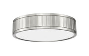Madison 1 Light 12.5" Flush Mount in Brushed Nickel