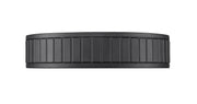 Madison 1 Light 12.5" Flush Mount in Matte Black