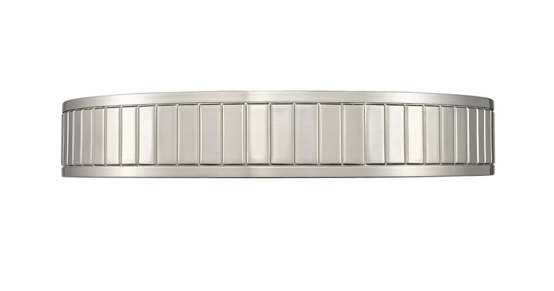 Madison 1 Light 16.5" Flush Mount in Brushed Nickel